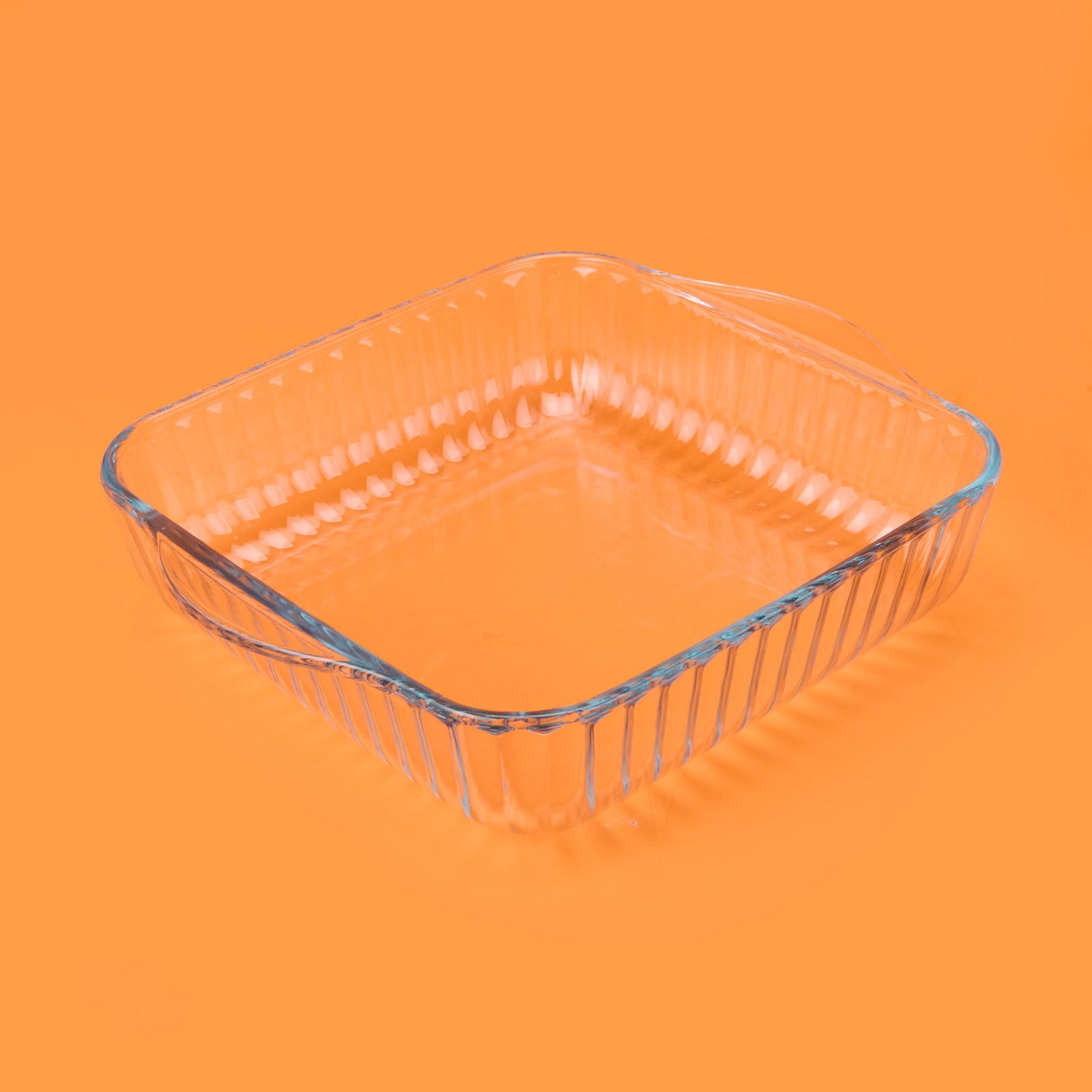 Borcam Fırın Tepsisi - Şeffaf - 19x19 cm