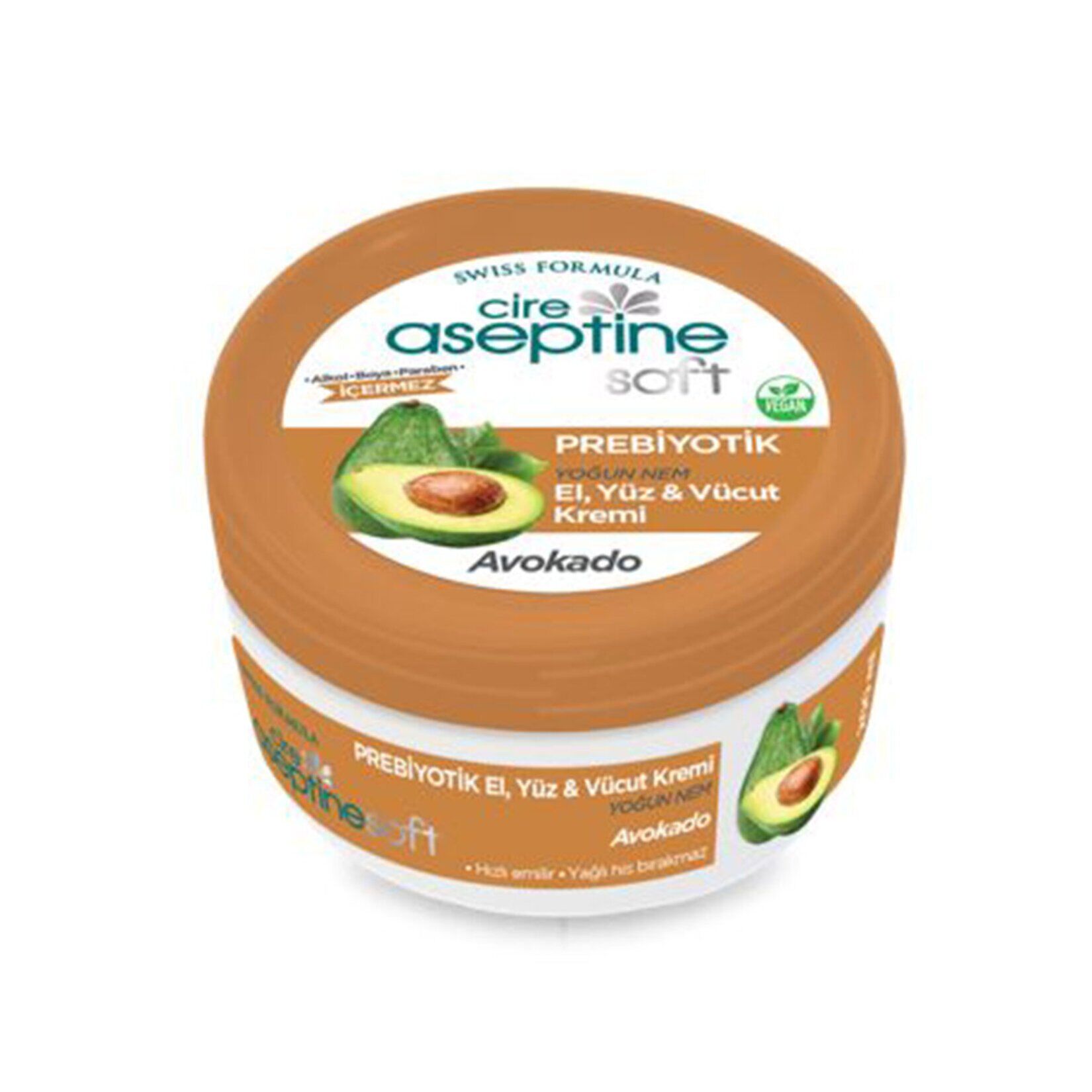 Cire Aseptine Soft Avokado El Yüz Vücut Krem.200ml