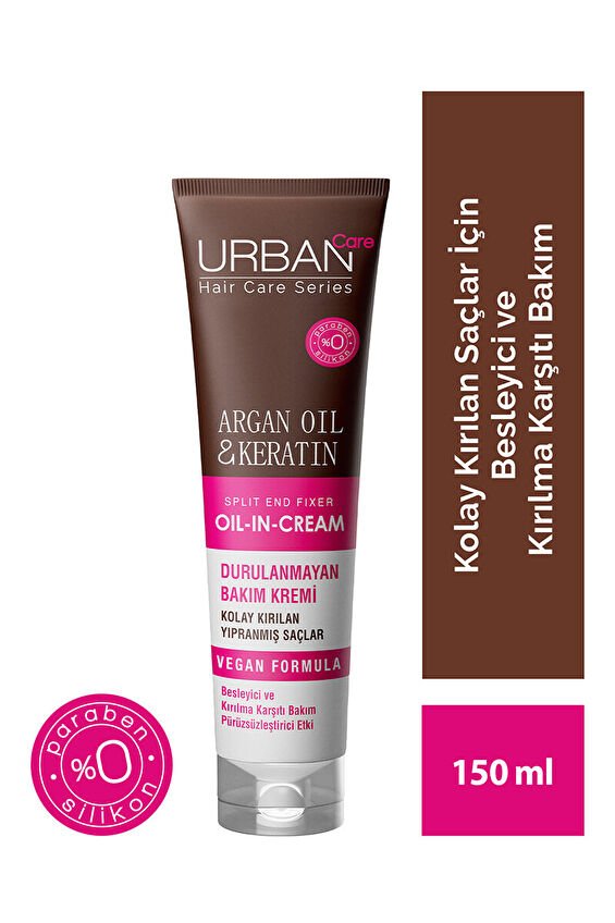 Urban Care Oil In Cream Argan Oil ve Keratin 150ml Saç Kremi