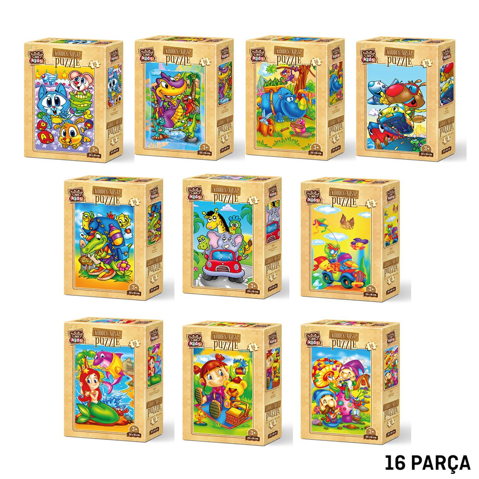 Art Kids Ahşap Puzzle