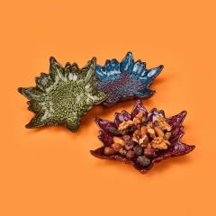 Kitchen Armoni 3'lü Çerezlik Seti - Renkli - 15 cm