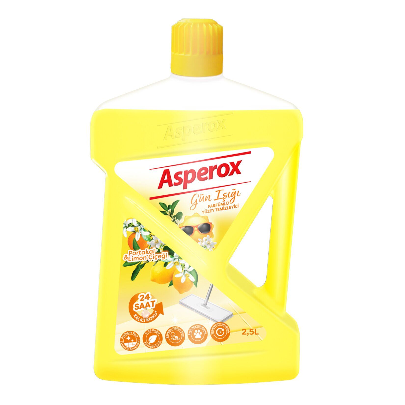 Asperox Yüzey Temizleyici Portakal  Limon 2.5 L