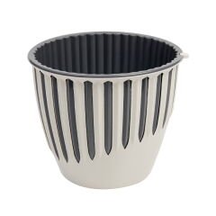 Piyano Saksı - Beyaz - 1,9 lt