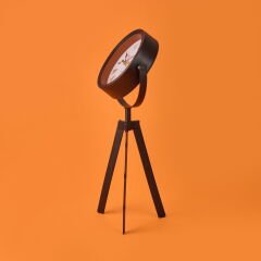 Tripod Masa Saati - Siyah - 19x42 cm