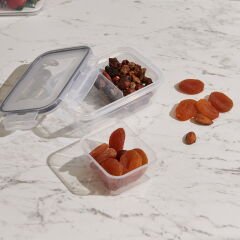 Fresh Box Dikdörtgen Bölmeli Saklama Kabı - 400 ml