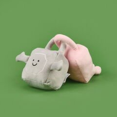 Soft Kilit Figürlü 2'li Yastık - Pembe / Gri
