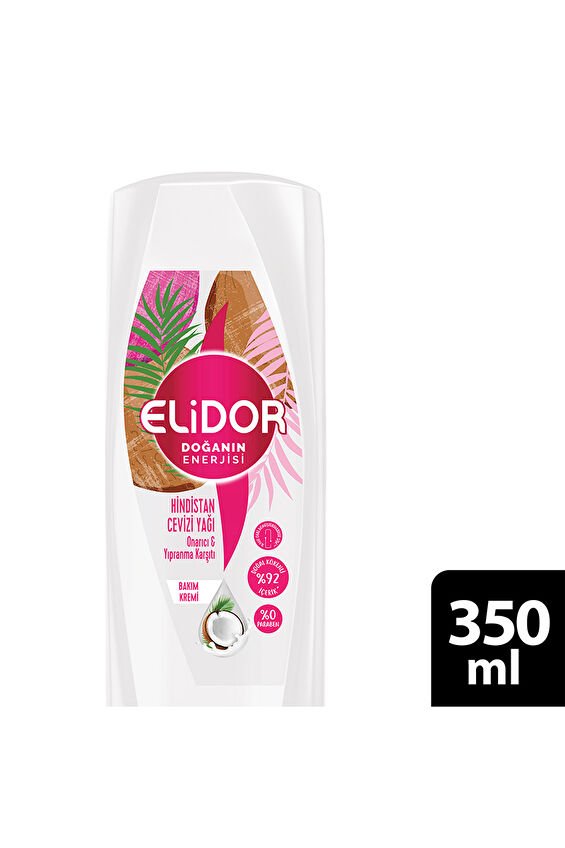 Elidor Doğanın Enerjisi Saç Kremi Hindistan Cevizi 350 ml
