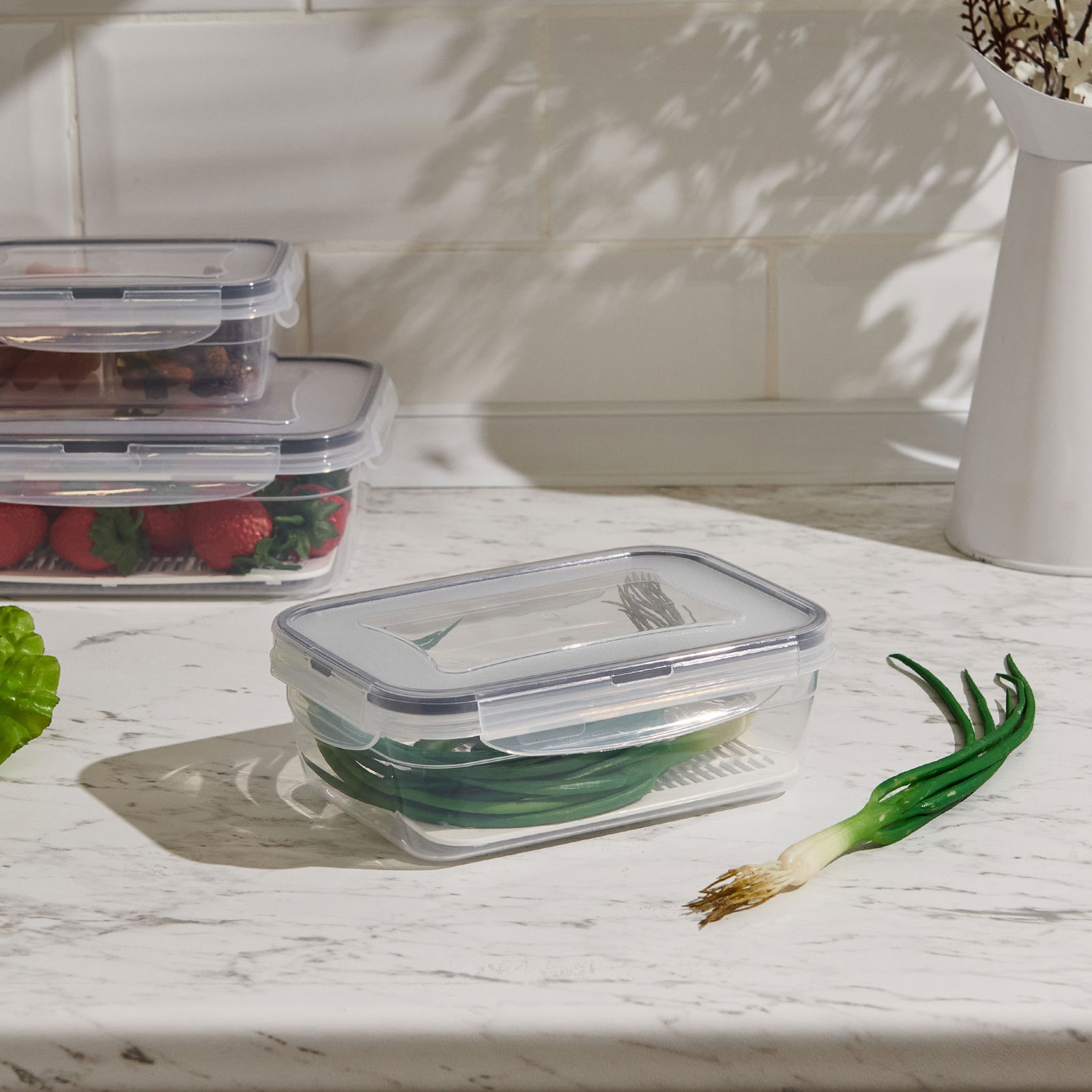 Fresh Box Kare Saklama Kabı - 1000 ml