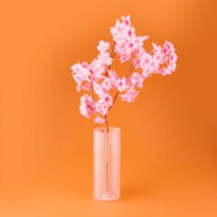 Deco Kristal Vazo - Şeffaf - 29 cm