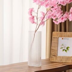 Deco Kristal Vazo - Şeffaf - 29 cm