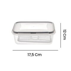Fresh Box Dikdörtgen Bölmeli Saklama Kabı - 800 ml