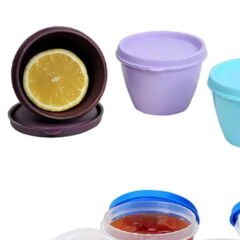 Kitchenware Micro Plus 4'lü Limon ve Sarımsak Kutusu - Asorti