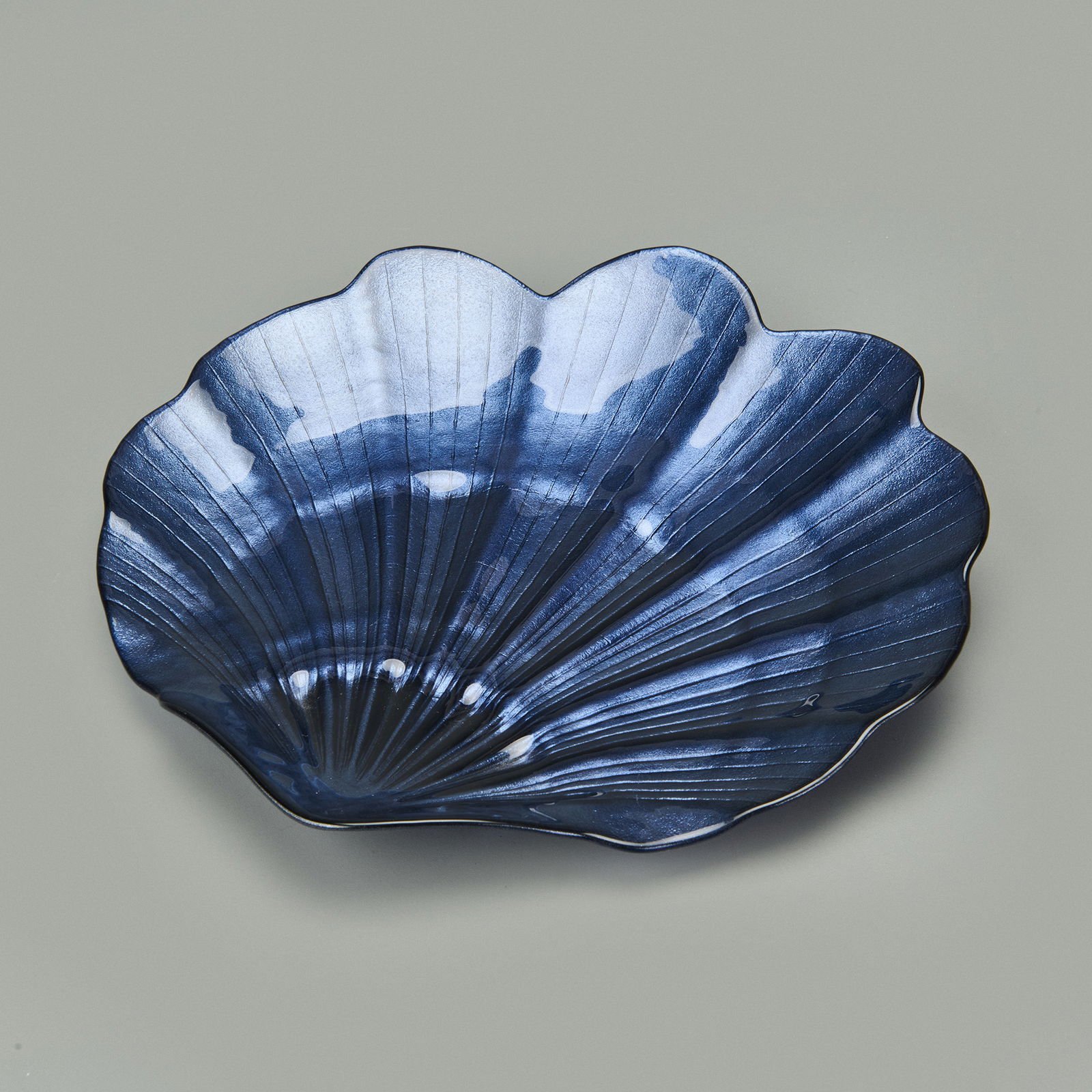 Deco Shell Dekoratif Tabak - Lacivert - 30 cm