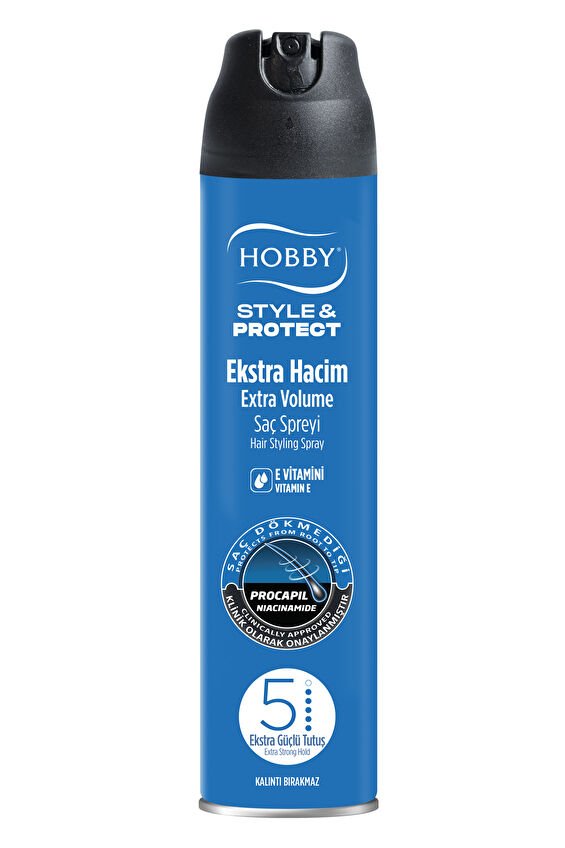 Hobby Saç Spreyi StyleProtect Ekstra Hacim 250ML