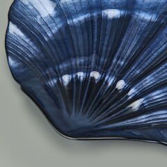 Deco Shell Dekoratif Tabak - Lacivert - 30 cm
