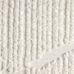 Bilbao Bright White Modern İskandinav Halı - Krem - 120x180 cm