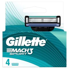 Gillette Mach3 Sport Yedek Tıraş Bıçağı 4 Adet