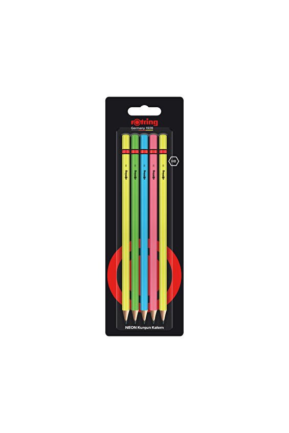 Kurşun Kalem Rotring Neon 5'li