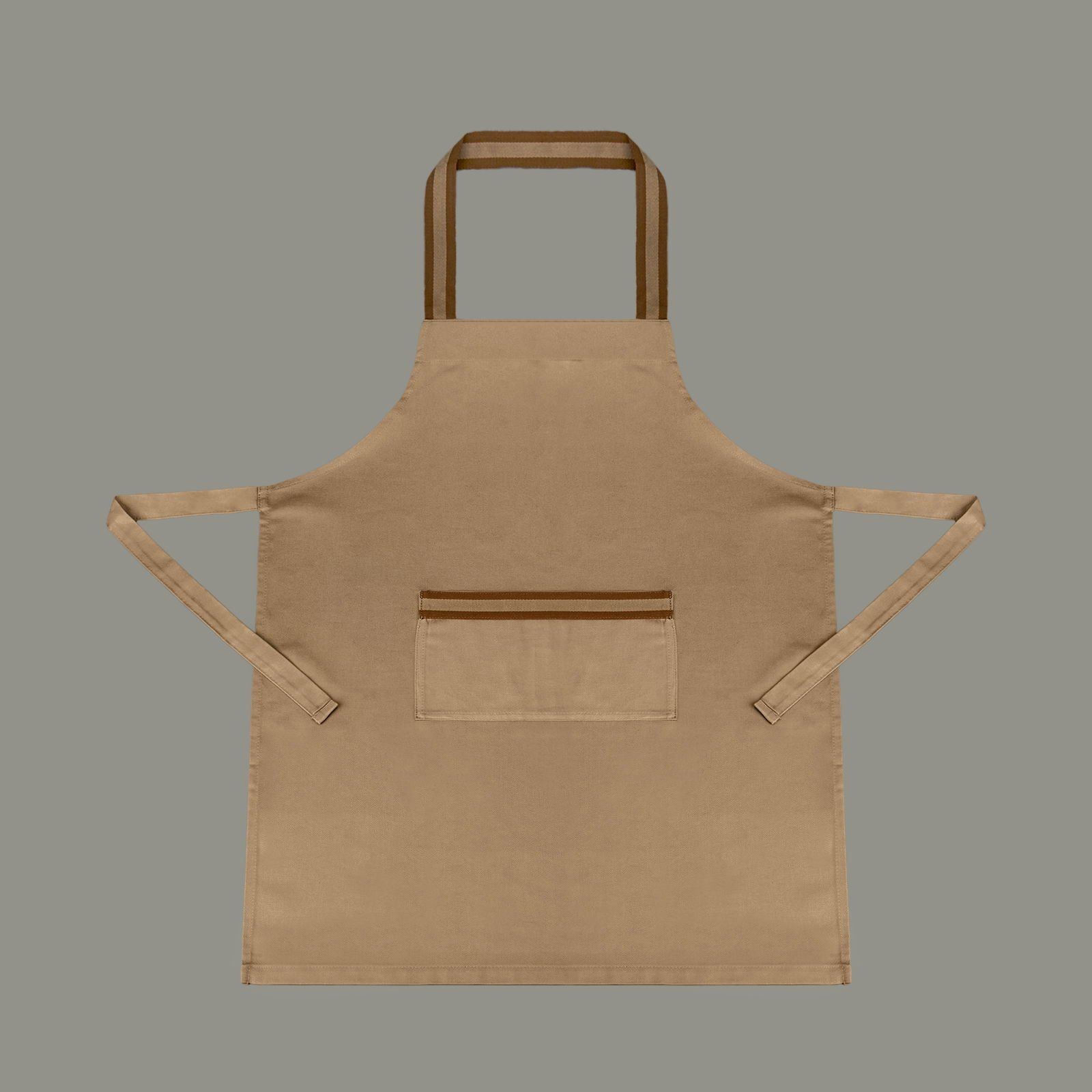 Gabardin Mutfak Önlüğü - Gri - 65x80 cm