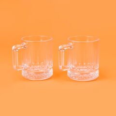 Elysia 2'li Cam Kupa - Şeffaf - 250 ml