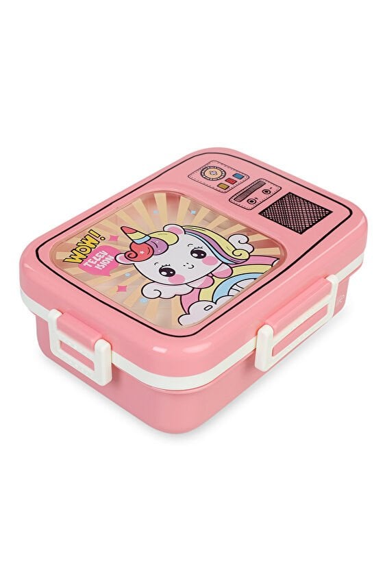 Vagonlife Paslanmaz Çelik Lunch Box BL10283 Pembe