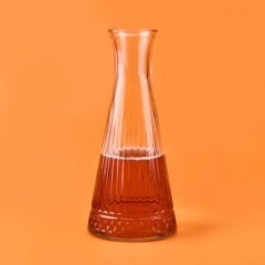 Elysa Düz Karaf - Şeffaf - 940 ml