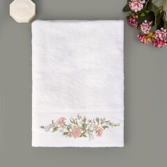 Alise Banyo Havlusu - Ekru - 70x140 cm
