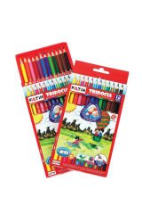 Fatih Kuru Boya Üçgen Tridocia Tam Boy 12 Renk