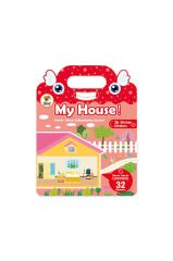 Lino Tekrar Tekrar Kullanılabilen İlk Sticker Kitabım My House