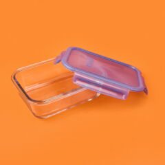 LockieLock Saklama Kabı - Şeffaf / Mavi - 1030 ml