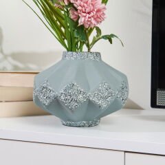 Deco Anitta Vazo - Gri - 15 cm