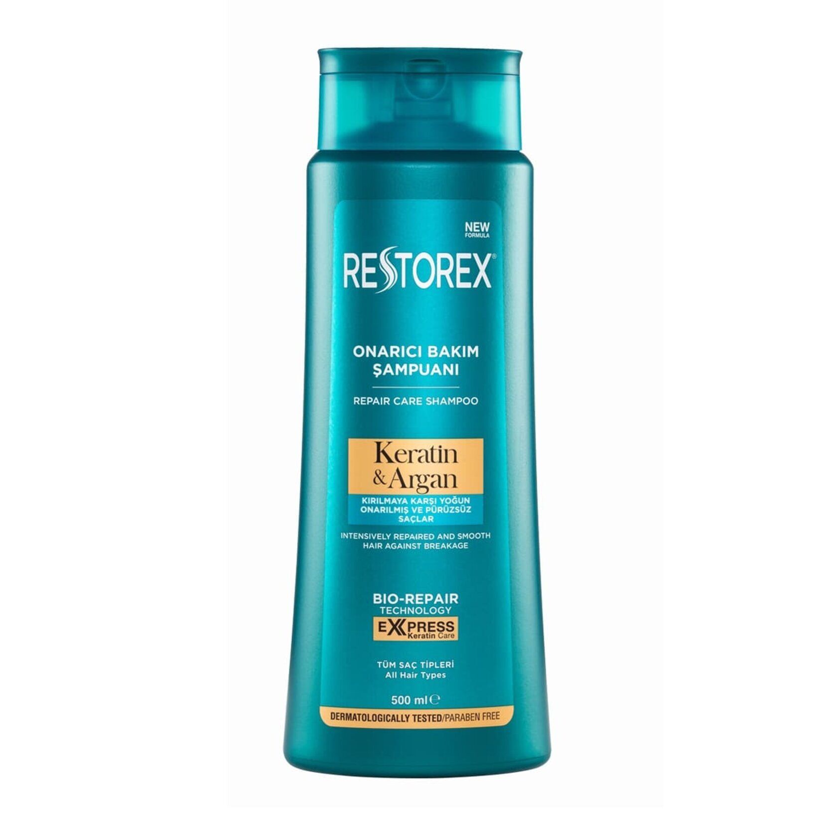 Restorex Keratin - Argan Onarıcı Bakım Şampuanı 500Ml