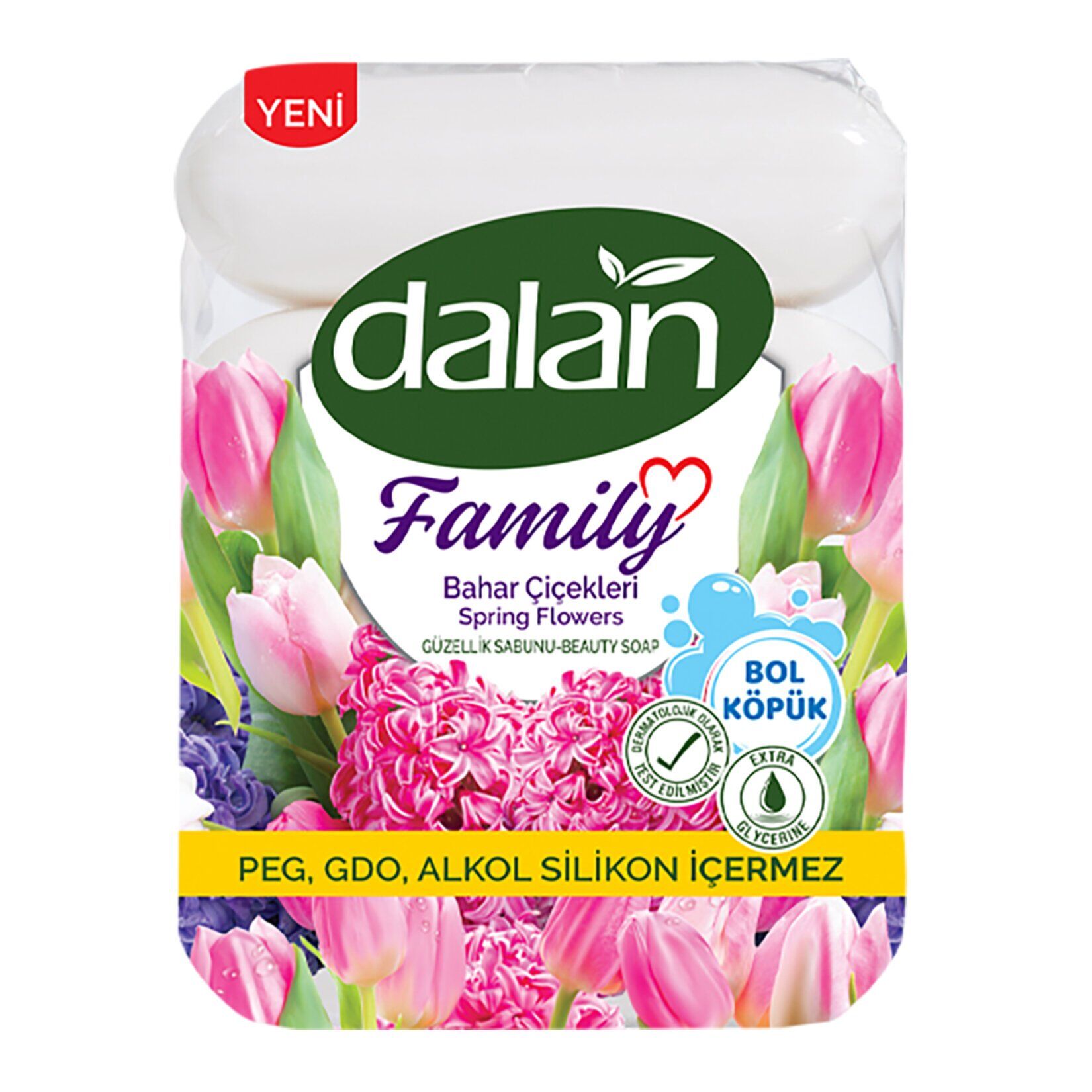 Dalan Family Bahar Çiçekleri Güzellik Sabunu 4x75g