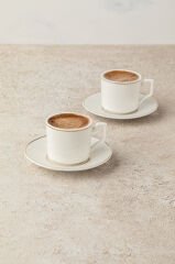 Hometime Porselen Kahve Fincanı Seti 6'lı 100 ml