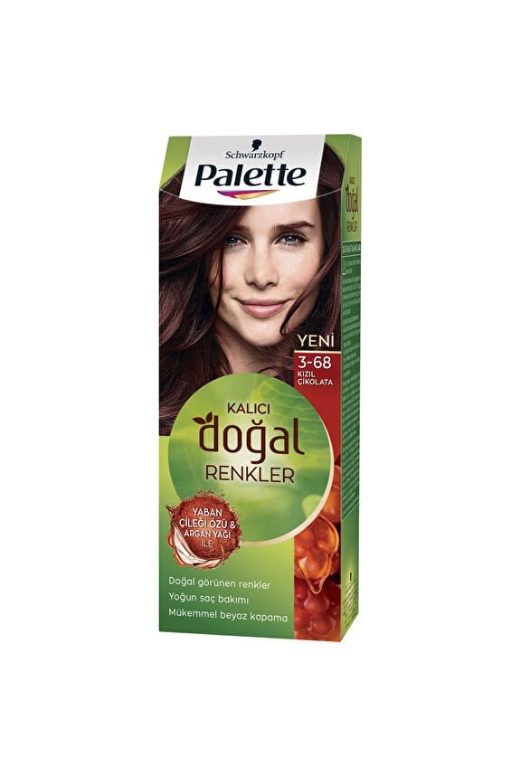 Palette Natural Saç Boyası 3.68 Kızıl Çikolata