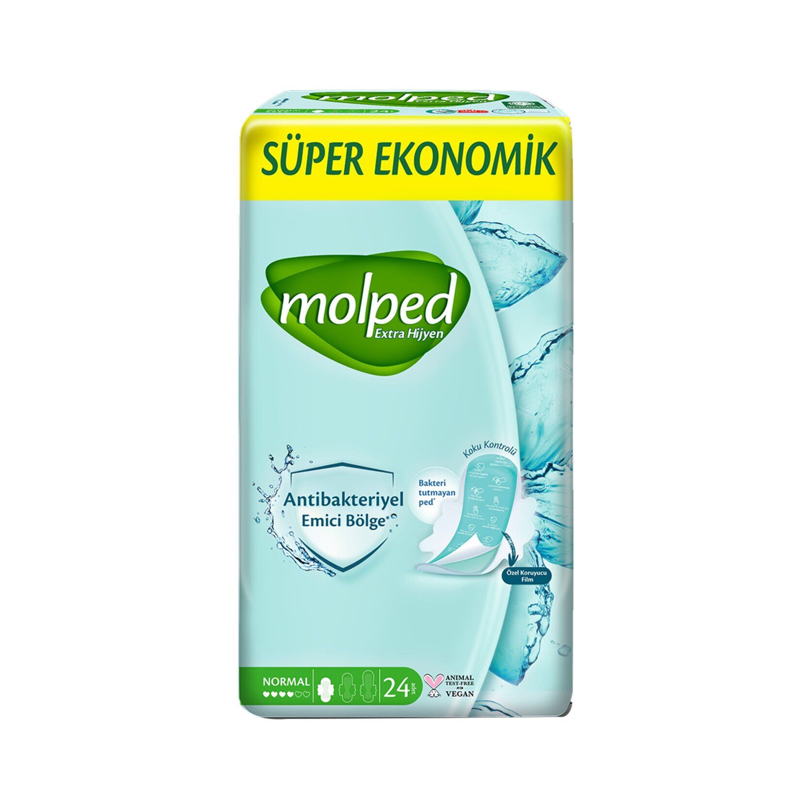 Molped Extra Hijyen Normal Hijyenik Ped 24'lü