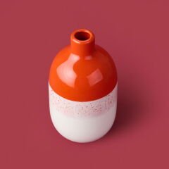 Deco Earthy Hues Vazo - Turuncu - 25 cm