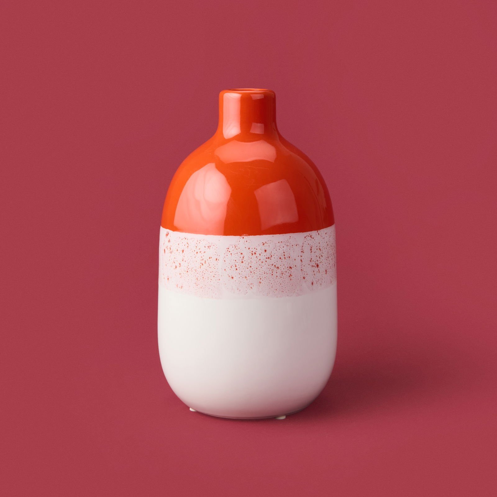 Deco Earthy Hues Vazo - Turuncu - 25 cm