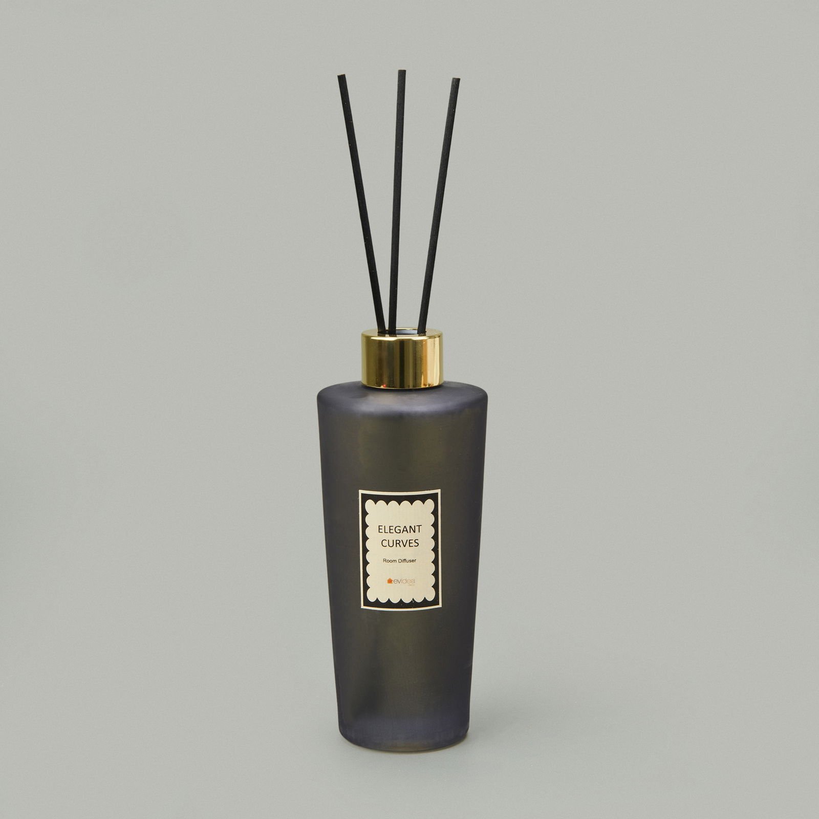 Deco Elegant Curves Çubuklu Oda Kokusu - Siyah - 200 ml