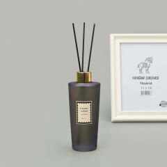 Deco Elegant Curves Çubuklu Oda Kokusu - Siyah - 200 ml