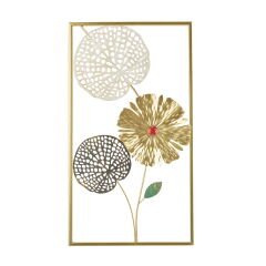Deco Gardenya Metal Tablo - Renkli - 45x25 cm