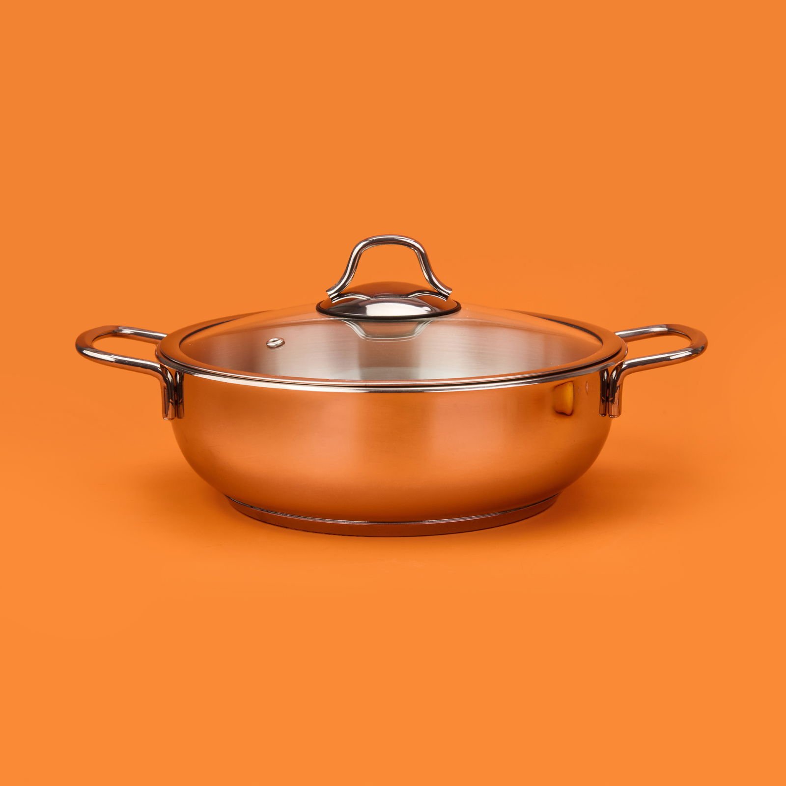 Paslanmaz Çelik Karnıyarık Tenceresi - Gri - 24 cm