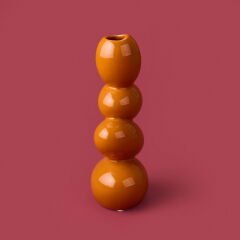 Deco Earthy Hues Vazo - Turuncu - 24 cm