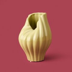 Deco Palm Breeze Vazo - Yeşil - 24 cm