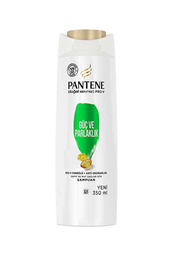 Pantene Guc Parlaklık 1+1 Şampuan 350 ml