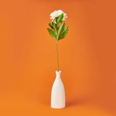 Şakayık Yapay Çiçek - Krem - 70 cm