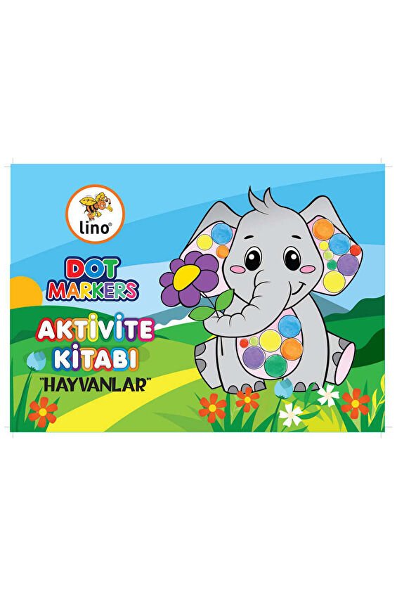 Lino Dot Markers Boyama Kitabı Hayvanlar
