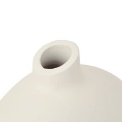 Deco Minsk Vazo - Beyaz - 25 cm