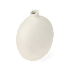 Deco Minsk Vazo - Beyaz - 25 cm