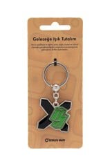 Anahtarlık Metal Geometrik Desen X
